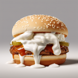 Mayonnaise américaine "pommes frites"(comme chez Burger King) 400ml  53345 Sauces Hot-Dog
