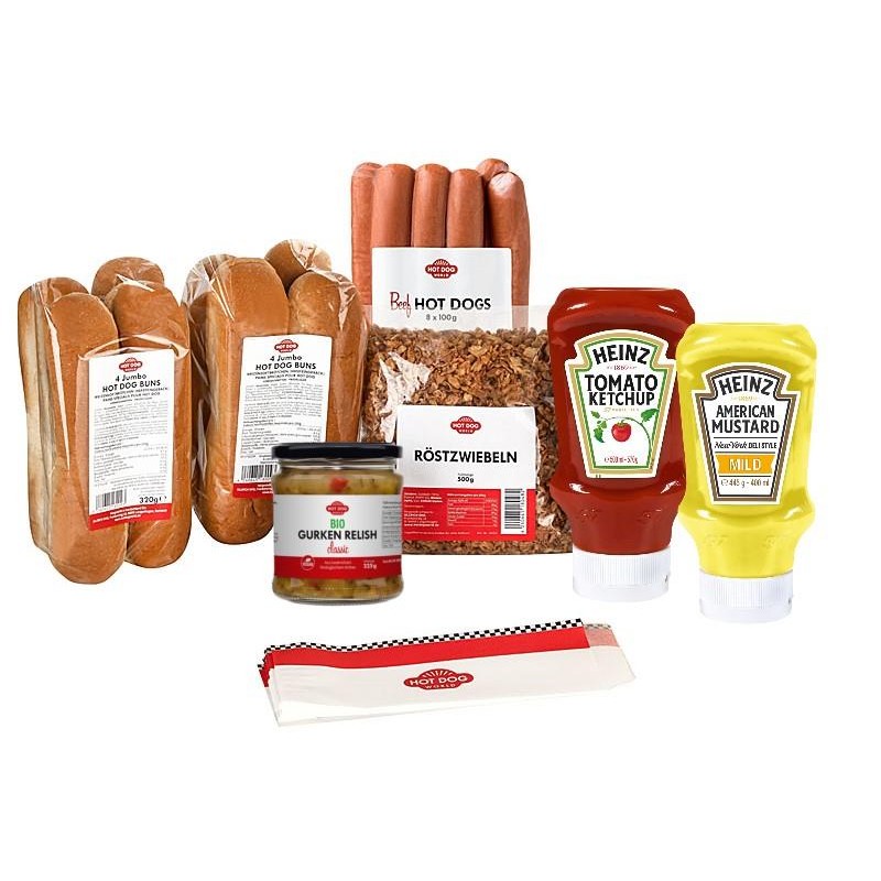 Pack découverte 8 Hot Dogs grand format "Jumbo" (100g)  50233 Packs Hot-Dog