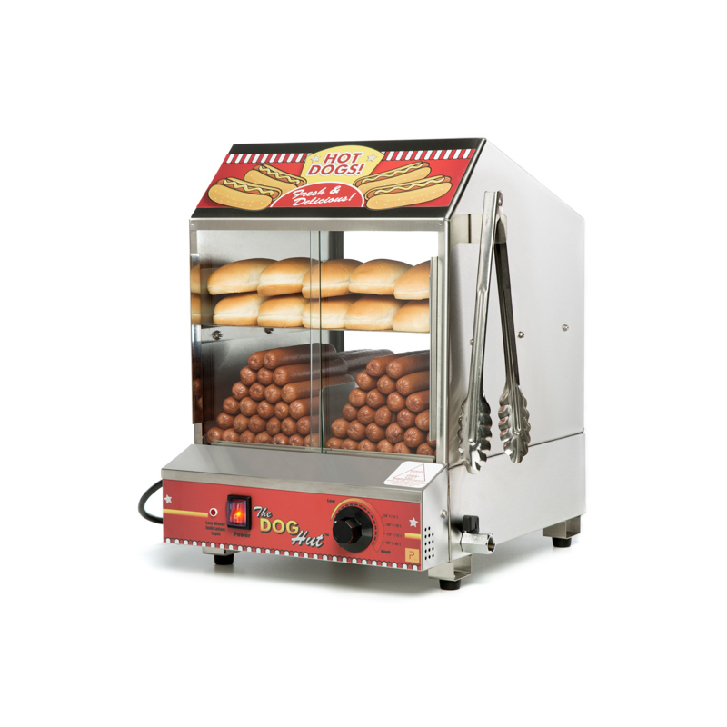 Cuiseur vapeur Hot Dogs professionnel NEW YORK (140 Hot Dogs)